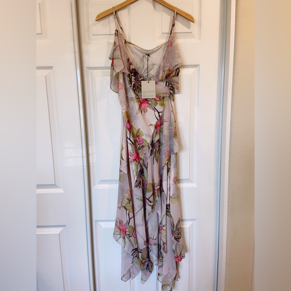 NWT ALLSAINTS Grace Floral Print Midi Dress